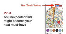 Đi theo xu hướng, Pinterest cũng tích hợp thêm nút mua