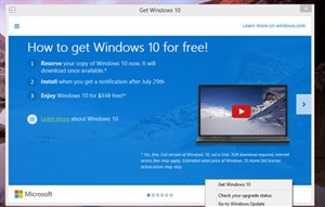 Hướng dẫn “đặt trước” Windows 10 khi kích hoạt qua điện thoại