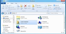 Thu nhỏ thanh công cụ Ribbon trong Explorer của Windows 8