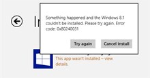 Sửa lỗi 0x80240031 khi nâng cấp lên Windows 8.1