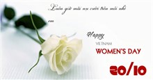 Làm thiệp mừng ngày phụ nữ Việt Nam 20-10 trực tuyến