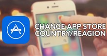 Cách đổi vùng Quốc gia tài khoản App Store trên iPhone