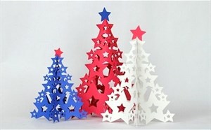 14+ cách làm cây thông Noel độc đáo từ giấy, bìa cứng, ống hút, vải...