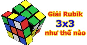 Cách giải, xếp khối Rubik 3x3