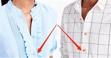 Đây là lý do khuy áo của nam và nữ luôn nằm ở vị trí trái ngược nhau