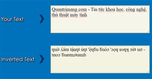 Hướng dẫn tạo chữ xoay ngược