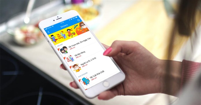 Hướng dẫn tải sticker Zalo Tết Xuân Bính Ngọ