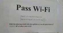 Những pass wifi bằng Toán học khiến dân tình muốn nổi điên, bạn có tìm ra được đáp án