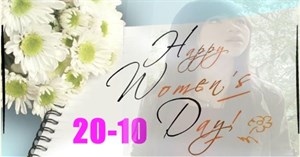 Hình ảnh 20/10 đẹp, ảnh chúc mừng 20/10 đẹp cho chị em phụ nữ