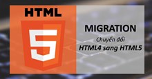 Cách chuyển từ HTML4 sang HTML5