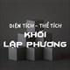 Công thức tính diện tích hình lập phương, thể tích khối lập phương