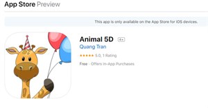 Animal 5D, ứng dụng AR về các con vật, made in Vietnam