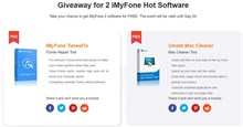 iMyFone tặng miễn phí hai phần mềm iMyFone TunesFix và Umate Mac Cleaner