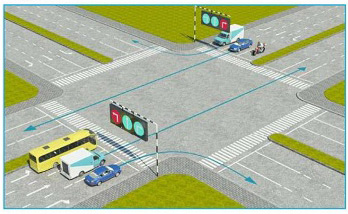 Trong hình dưới đây, xe nào chấp hành đúng quy tắc giao thông?