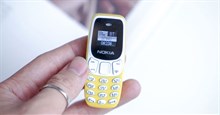 Trải nghiệm điện thoại siêu nhỏ 2 sim 2 sóng, kết nối được với smartphone