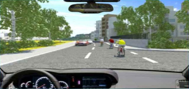 Câu hỏi 26: Bạn xử lý như thế nào khi vượt qua đoàn người đi xe đạp có tổ chức?