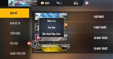 Cách xóa bạn bè FF, hủy kết bạn Free Fire