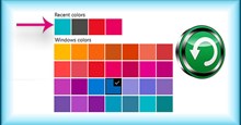 Cách xóa lịch sử màu gần đây trên Windows 10