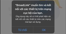 Tại sao các ứng dụng iPhone lại có thông báo "tìm thiết bị trong mạng của bạn"?