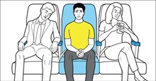 Ghế giữa trên máy bay và ‘luật ngầm’ ai cũng cần biết