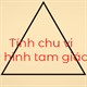 Công thức tính chu vi hình tam giác