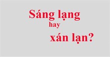 Sáng lạng hay xán lạn, từ nào đúng chính tả?