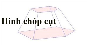 Công thức tính thể tích hình chóp cụt, diện tích xung quanh và toàn phần của hình chóp cụt