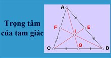 Trọng tâm là gì? Công thức tính trọng tâm của tam giác