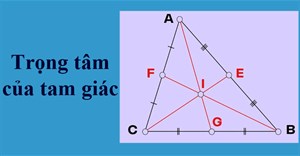 Trọng tâm là gì? Công thức tính trọng tâm của tam giác