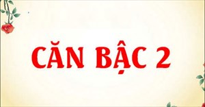 Căn bậc 2, cách tính căn bậc 2