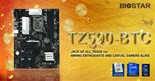 BIOSTAR TZ590-BTC ra mắt: Mẫu “bo mạch chủ cho mọi nhà”