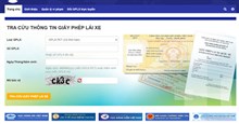 Cảnh báo: Xuất hiện trang thông tin giả mạo cấp đổi giấy phép lái xe