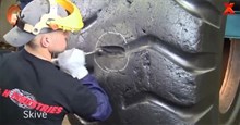 Cách vá lốp xe tải cỡ lớn, rất nhiều công đoạn