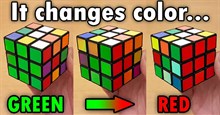 Khối rubik khó nhất thế giới với các ô vuông liên tục đổi màu tùy theo góc nhìn của người chơi