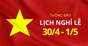 Cách tạo banner thông báo nghỉ lễ 30/4 và 1/5