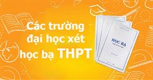 Danh sách 176 trường đại học xét học bạ THPT năm 2026 