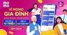 Cách mở ví MoMo Gia Đình không cần liên kết ngân hàng
