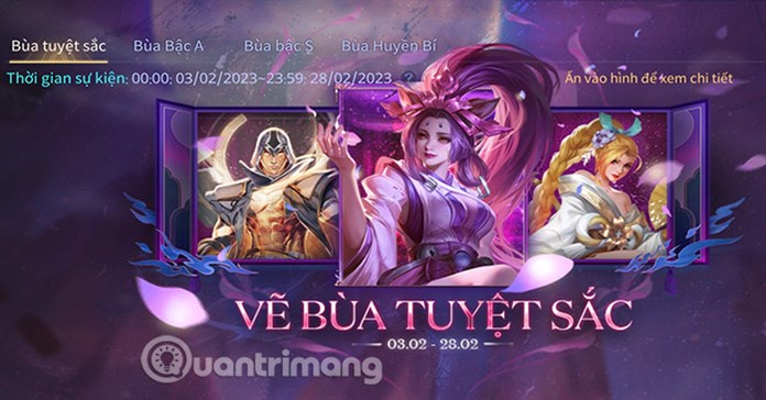 Sự kiện Vẽ bùa Tuyệt Sắc Liên Quân