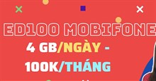 Cách đăng ký ED100 MobiFone nhận 120GB/tháng học online thả ga