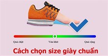 Hướng dẫn chọn size giày chuẩn với mọi đôi chân