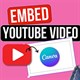Cách chèn video YouTube vào văn bản trong Canva