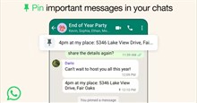Hướng dẫn ghim tin trên WhatsApp