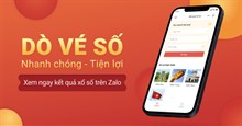 Hướng dẫn dò vé số trên Zalo rất đơn giản