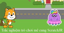 Trắc nghiệm trò chơi mê cung ScratchJR (Bài cuối)