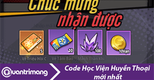 Code Học Viện Huyền Thoại mới nhất và cách đổi code lấy thưởng