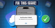 Cách sửa lỗi xác minh tài khoản iCloud
