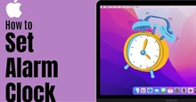 Cách đặt báo thức trên máy Mac