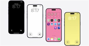 Cách cài hình nền một màu trên iPhone