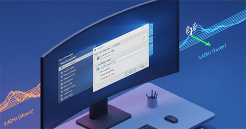 Hướng dẫn chuyển sang băng tần WiFi 5GHz trên Windows 10