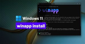 Cách cài đặt công cụ WinApp Build trên Windows 11